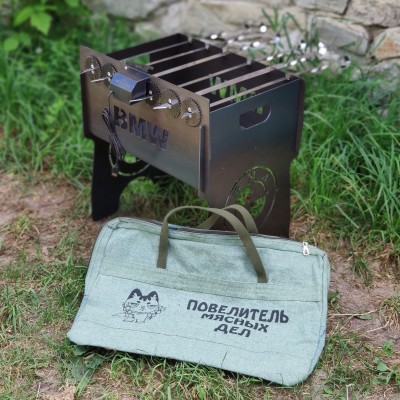 Мангал с автоматическим поворотом шампуров (BMW) Мангал с автоматическим поворотом шампуров (BMW)