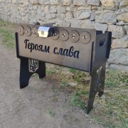 Мангал с электроприводом на 8 шампуров (Слава Україні)