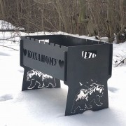 Мангал розбірний на 8 шампурів