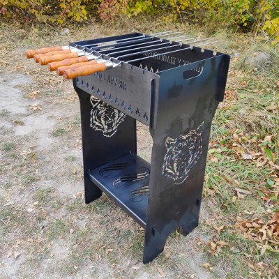 Мангал разборный на 10 шампуров Мангал разборный на 10 шампуров