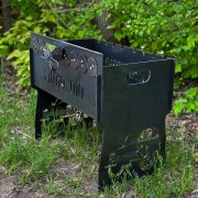 Мангал с автоповоротом на 8 шампуров (З днюхою)