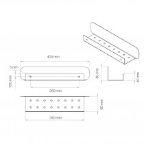 Полиця для ванної кімнати