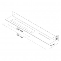 Полиця для ванної кімнати