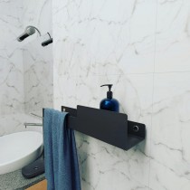 Полиця та тримач рушника для ванної кімнати