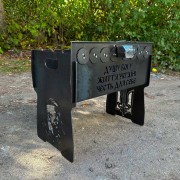 Мангал с автоповоротом на 8 шампуров (Душу Богу!)