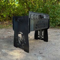 Мангал з автоповоротом на 8 шампурів (Душу Богу!)