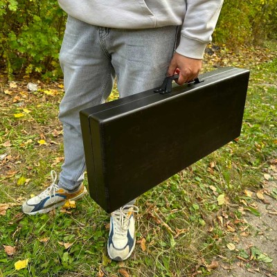 Набор шампуров в деревянном кейсе "Атаман" Набор шампуров в деревянном кейсе "Атаман"