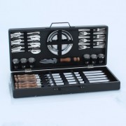 Набор шампуров в деревянном кейсе "Атаман"