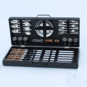 Набор шампуров в деревянном кейсе "Атаман"