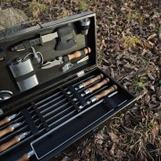 Набор шампуров в деревянном кейсе "Козацкий"