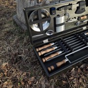 Набор шампуров в деревянном кейсе "Козацкий"