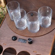 Алкогольный наливатор-дозатор напитков на 4 рюмки (Аппарат для снятия стресса)