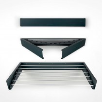 Сушка настінна для одягу 120см