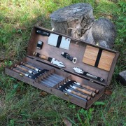 Набор шампуров в кейсе «Визир»