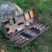 Набор шампуров в кейсе «Визир»