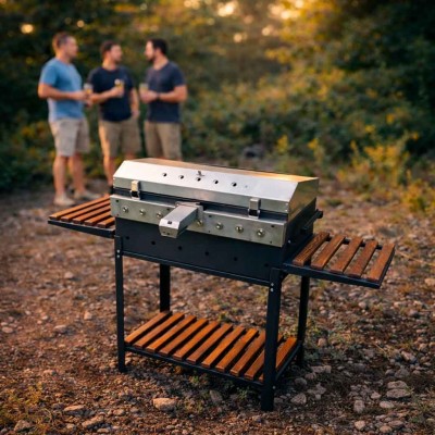 Мангал Еліт з автоповоротом на 8 шампурів