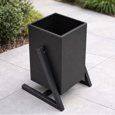 Металева урна для сміття 25 л з порошковим покриттям Металева урна для сміття 25 л з порошковим покриттям