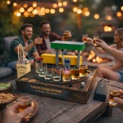 Алкогольный наливатор АЗС на 4 рюмки