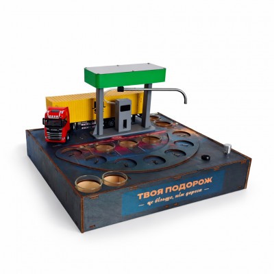 Алкогольный наливатор АЗС на 4 рюмки Алкогольный наливатор АЗС на 4 рюмки