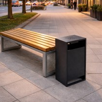 Урна для сміття 45 л з попільничкою U003