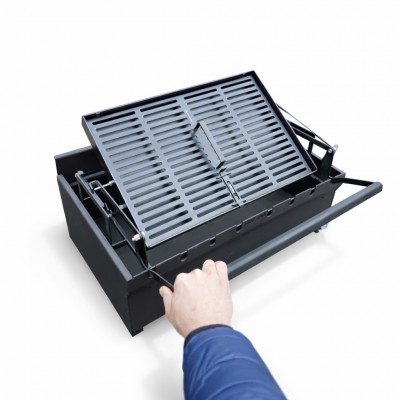 Мангал Элит с автоповоротом на 8 шампуров — толщина стали 3 мм, складные столики Мангал Элит с автоповоротом на 8 шампуров — толщина стали 3 мм, складные столики